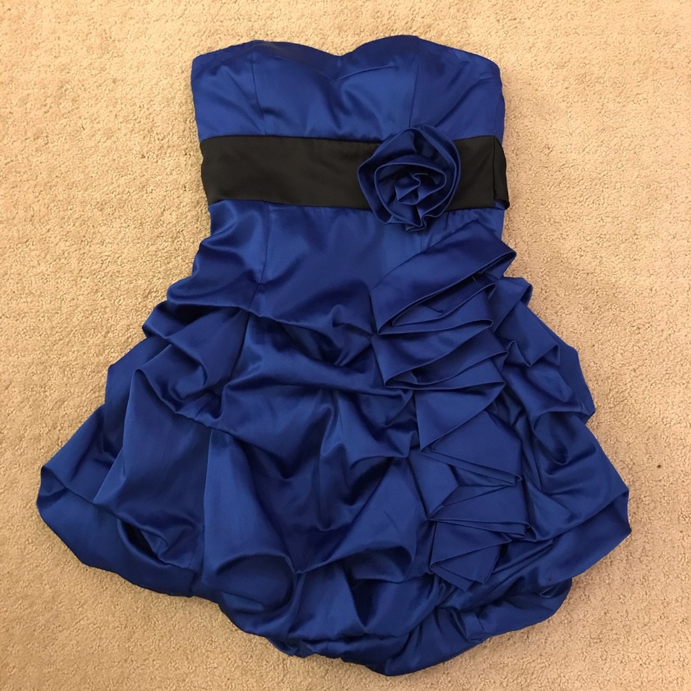 Royal Blue Homecoming Dress